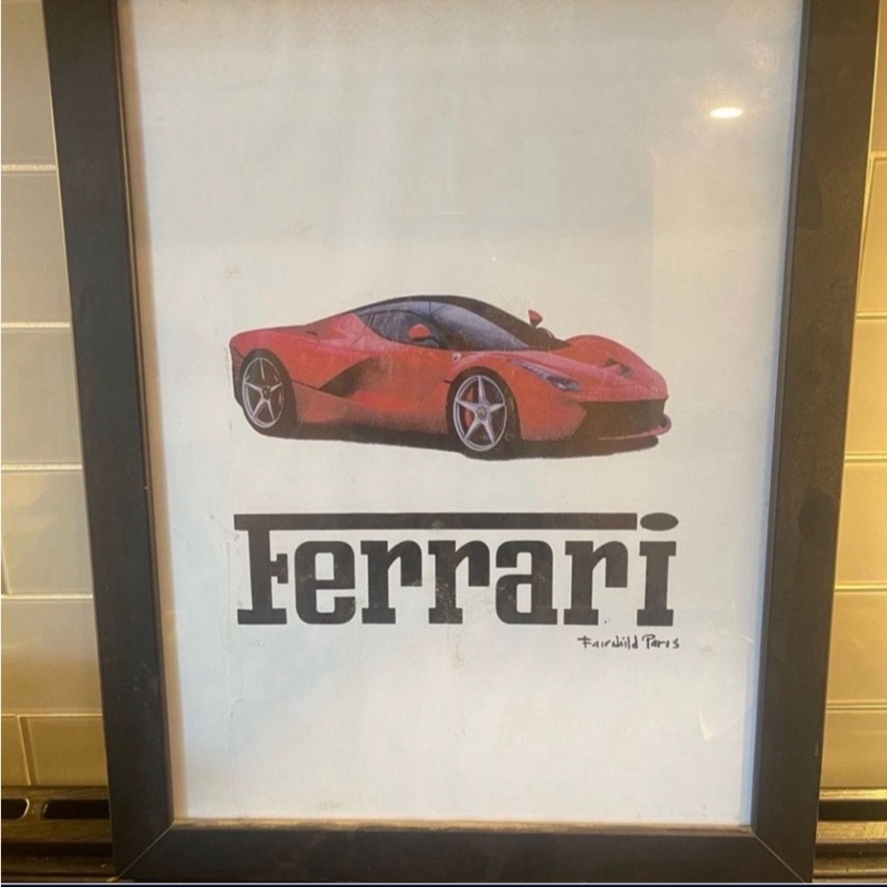 Ferrari Framed Art Print